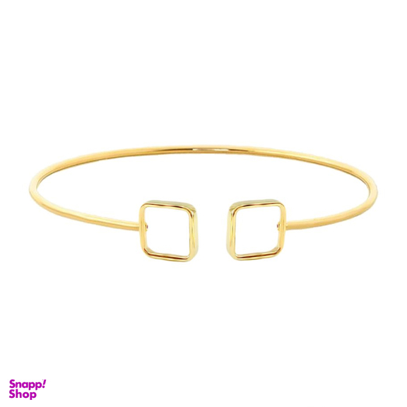 دستبند طلا 18 عیار زنانه میو گلد طرح مربع کد BA235