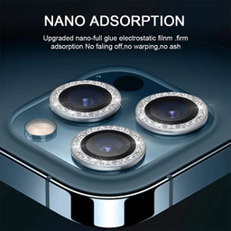 محافظ لنز دوربین بوف مدل Diamond-Luxury مناسب برای گوشی موبایل اپل iPhone 13 Pro Max / iPhone 13 Pro