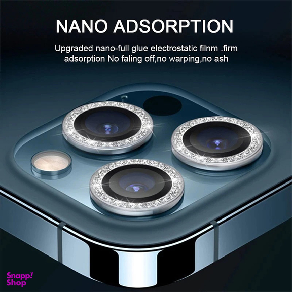 محافظ لنز دوربین بوف مدل Diamond-Luxury مناسب برای گوشی موبایل اپل iPhone 13 Pro Max / iPhone 13 Pro