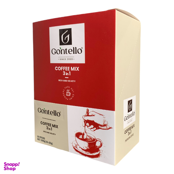 کافی میکس 3×1 کلاسیک گونتلو وزن 200 گرم بسته 10 عددی