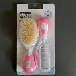 ست شانه و برس کودک چیکو مدل جغجغه دار کد 55