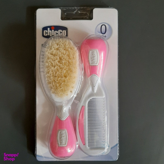 ست شانه و برس کودک چیکو مدل جغجغه دار کد 55