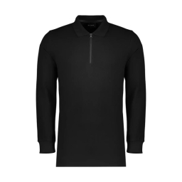 پولوشرت آستین بلند مردانه مدل GD-s-9712231 رنگ مشکی