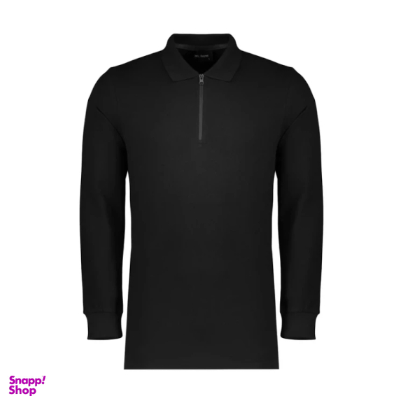 پولوشرت آستین بلند مردانه مدل GD-s-9712231 رنگ مشکی