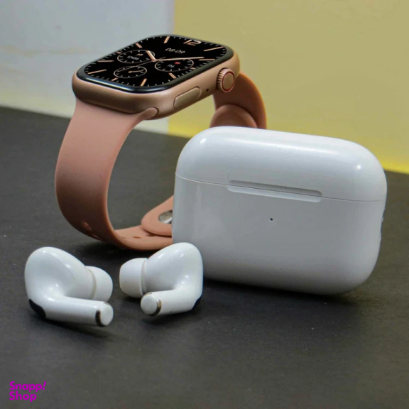 ساعت هوشمند ورنا مدل W46 Max به همراه هندزفری بی سیم مدل Airpod pro