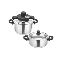 زودپز دوقلو جی فی نی مدل Natura-03 گنجایش 6 و 4 لیتر