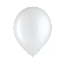 بادکنک 100 عددی رنگ سفید