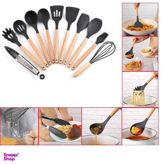 سرویس کفگیر و ملاقه 12 پارچه وون مدل KITCHEN LIFE-1007