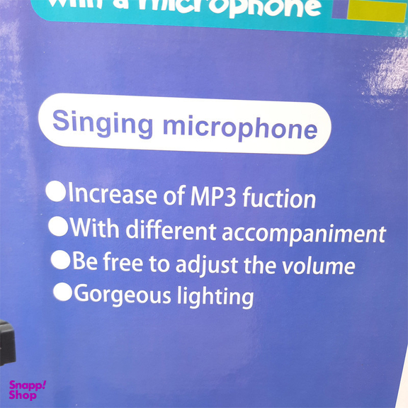 اسباب بازی موزیکال مدل پیانو پایه دار و میکروفون کد 88022