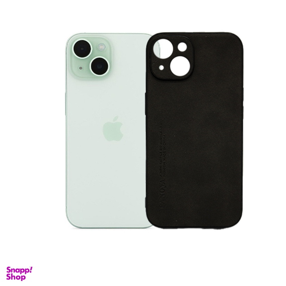 قاب گوشی موبایل چرمی لاکچری FANOYA اپل مدل iPhone 15