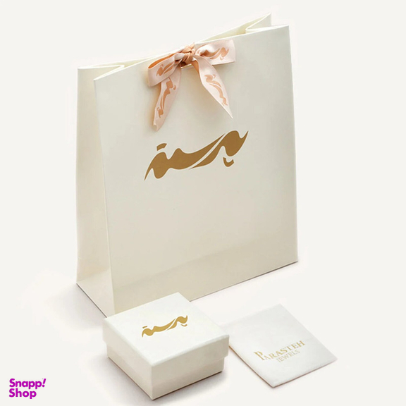 دستبند طلا 18 عیار دخترانه پرسته مدل 14077596