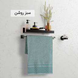 حوله حمام دنیز طرح امرالد سایز 100×150 سانتی متر