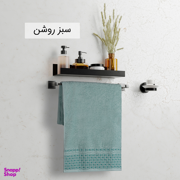 حوله حمام دنیز طرح امرالد سایز 100×150 سانتی متر