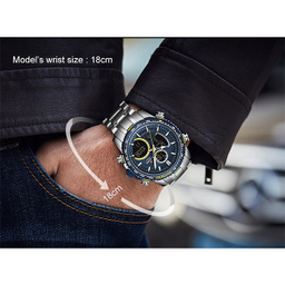 ساعت مچی عقربه ای مردانه نیوی فورس مدل NF9182 SB