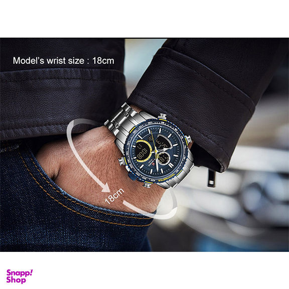 ساعت مچی عقربه ای مردانه نیوی فورس مدل NF9182 SB