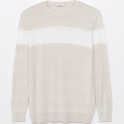 پلیور یقه گرد مردانه ال سی وایکیکی مدل اسلیم افکت