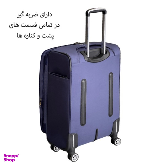 چمدان طرح کاترپیلار مدل CATB203B TRAVEL SENTRY MEDIUM سایز متوسط به همراه کیف آرایشی و جا کفشی