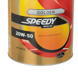 روغن موتور اسپیدی طلایی مدل 20w-50 حجم 3.750 لیتر