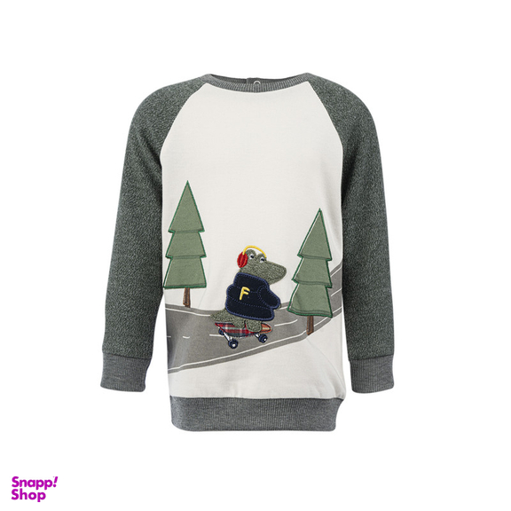 ست سویشرت و شلوار پسرانه فیورلا مدل دایناسور و اسکیت برد 24549