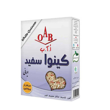 دانه کینوا سفید ارگانیک ا آ ب وزن 250 گرم