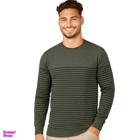 پلیور آستین بلند مردانه مدل 199391 رنگ سبز