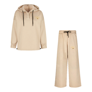 ست هودی و شلوار زنانه لوینت مدل اورجینال کد 6366 رنگ کرم روشن