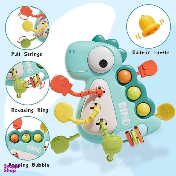 دندان گیر کودک مدل دست ورزی دایناسور