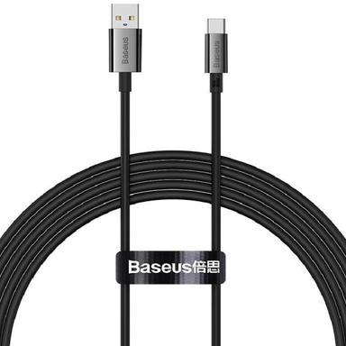 کابل سوپر فست شارژ USB به Type-C باسئوس مدل Superior Series P10320102114-02 طول 2 متر