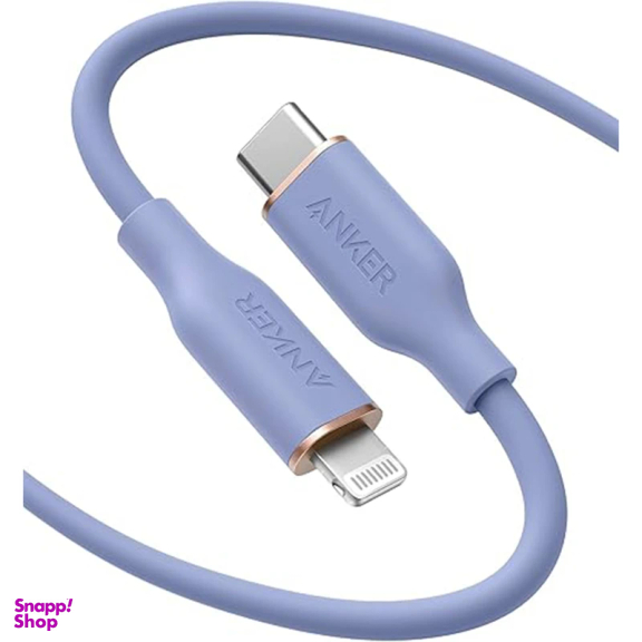 کابل دیتا Type-C به Lightning انکر مدل A8662 طول 90 سانتی‌ متر