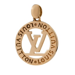 پلاک گردنبند طلا 18 عیار زنانه داریم دایره لویی ویتون