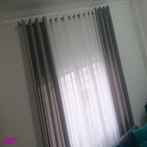 پرده فوروارد مدل حریر SILK EFFECTIVE سایز 280 × 150 سانتی متر