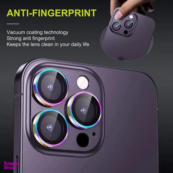 محافظ لنز دوربین بوف مدل HD-ColorLenz مناسب برای گوشی موبایل اپل Iphone 15 Pro Max / 15 Pro