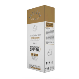 کرم ضد آفتاب و ضد لک رنگی هپسان مدل 4 در 1 SPF50 حجم 50 میلی لیتر