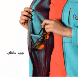 سویشرت زنانه ریسا مدل دورو پلار کد 3737 رنگ فیروزه ای