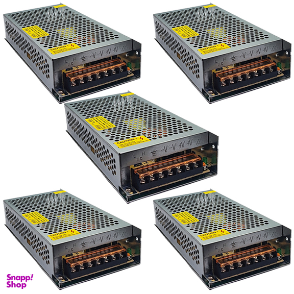 آداپتور سوئیچینگ 12 ولت 15 آمپر مدل S-180-12 بسته 5 عددی