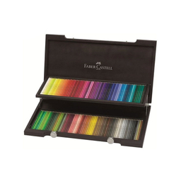 مداد پلی کروم 120 رنگ جعبه فلزی فابرکستل (Faber-Castell)