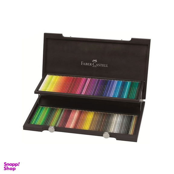 مداد پلی کروم 120 رنگ جعبه فلزی فابرکستل (Faber-Castell)