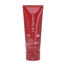 کرم ضدآفتاب و ضدلک رنگی لافارر مدل SPF40-Bronze مناسب پوست های چرب و مختلط حجم 40 میلی لیتر