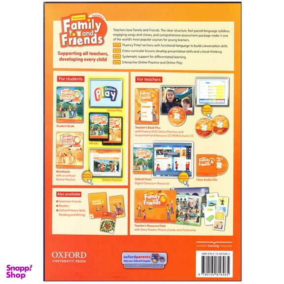 کتاب American Family and Friends 2nd 4 اثر Naomi Simmons انتشارات هدف نوین