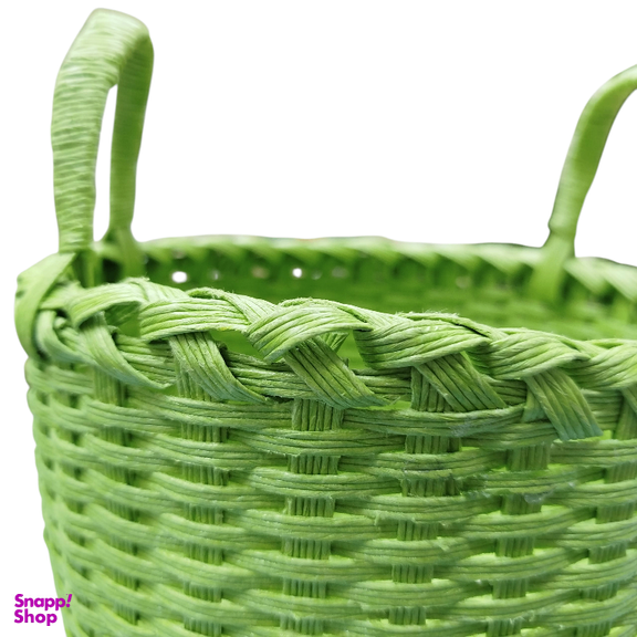 سبد میوه حصیری کد 9237 رنگ سبز