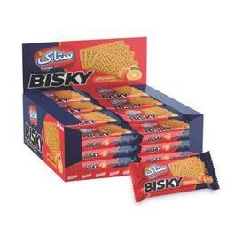 بیسکوئیت پرتقالی ستاک وزن 1080 گرم بسته 24 عددی
