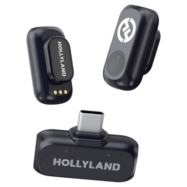 میکروفون بی‌ سیم دو کاربر هالی لند مدل Hollyland LARK A1 Mini Duo USB-C