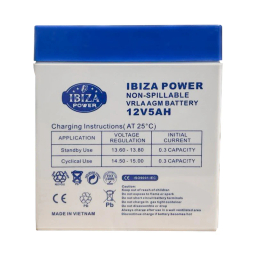 باتری UPS ایبیزا مدل 12v5A
