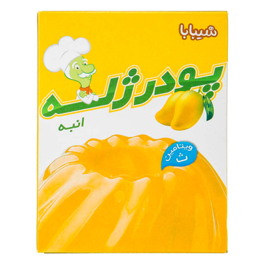 پودر ژله انبه شیبابا وزن ۱۰۰ گرم