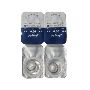 لنز چشم سالیانه نیوویژن شماره Platin Gray 2 رنگ خاکستری