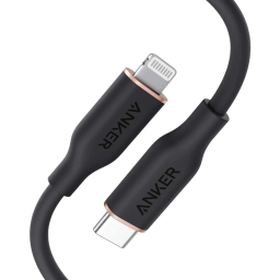 کابل دیتا Type-C به Lightning انکر مدل A8662 طول 90 سانتی‌ متر