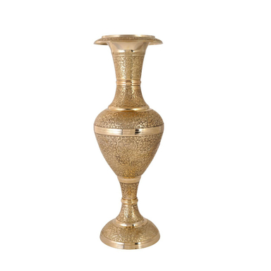 گلدان قلم‌ کاری طاووس کد Fv001