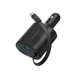 شارژر فندکی پاورولوژی مدل PCCSR018 PD20W Retractable