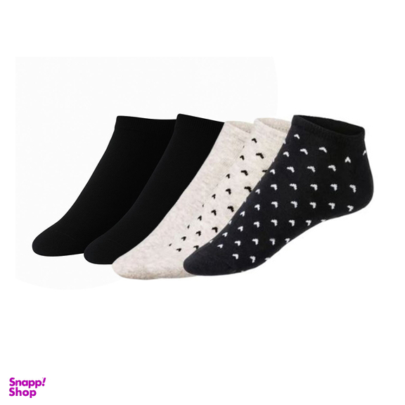 جوراب زنانه اسمارا کد Z-RA34 مجموعه 5 عددی