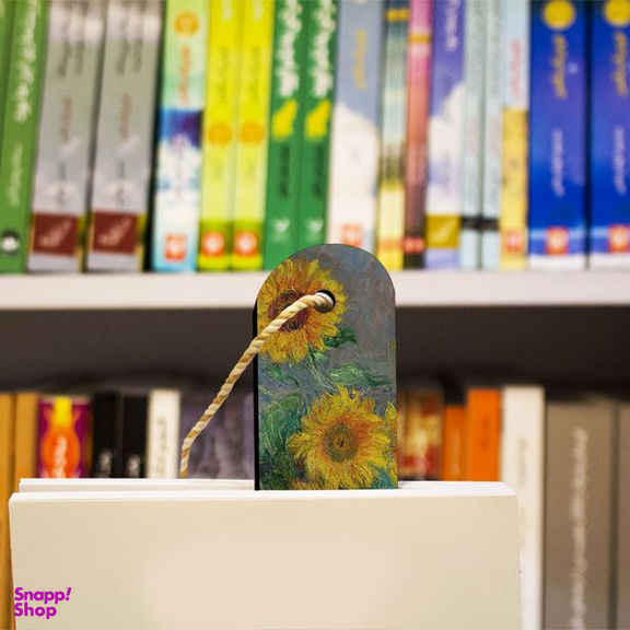 نشانگر کتاب ترمه طراحان ایده مدل دسته گل آفتابگردان از مونه کد art0182